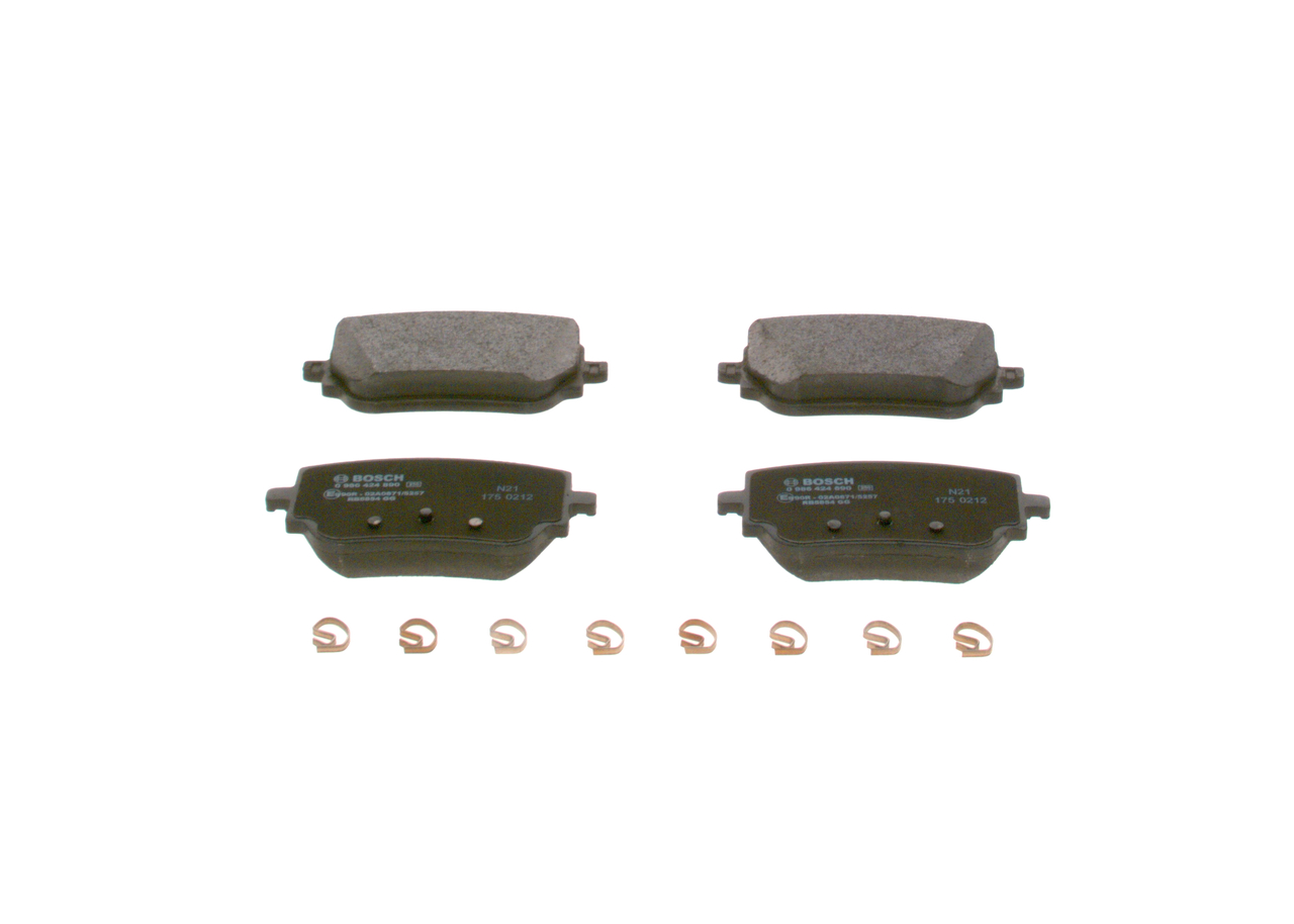 BOSCH 0 986 424 890 Bremsbelag MERCEDES-BENZ A-Klasse (W177)
