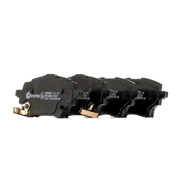 BREMBO | Pastillas con avisador acústico de desgaste, Chapa antichirridos, sin accesorios P 83 178 MAZDA 2 Hatchback (XP210) 2025 baratos online