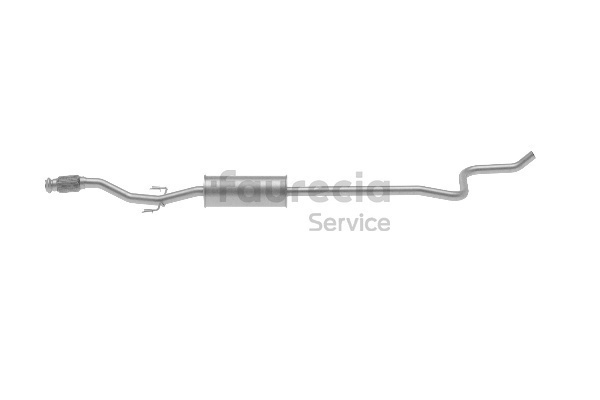 Panela de escape dianteira FS45983 Faurecia CITROËN C3 III (SX) 1.2 PureTech LPG 2020 83 cv
