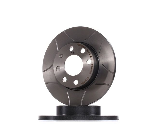 BREMBO | Skiver coatet, med skruer, fuldstændigt, opslidset 08.4475.75 OPEL Kadett E CC (T85) 1988 billig online