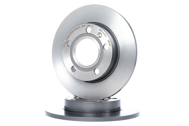 BREMBO | Freno de disco revestido, con tornillos, macizo 08.9136.11 AUDI 80 B4 Sedán (8C) 1994 baratos online
