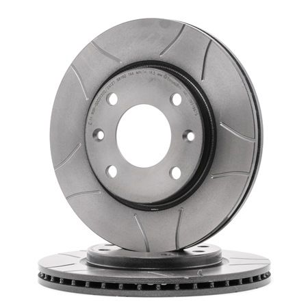 BREMBO | Travões de disco revestido, com parafusos, interior ventilado, fendido 09.5196.75 CITROËN AX Hatchback 1996 baratos online