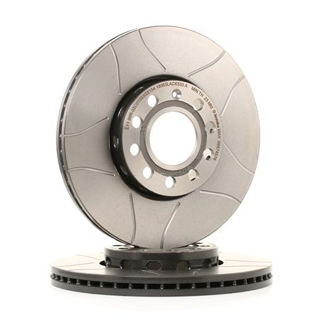 BREMBO | Dischi Freno rivestito, ad alto tenore di carbonio, con bulloni/viti, ventilazione interna, intagliato 09.5745.76 AUDI A4 B5 Avant (8D5) 1995 economici online