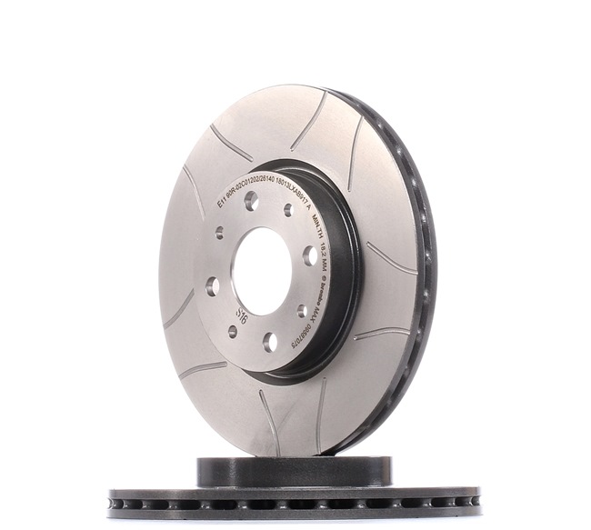 Układ hamulcowy Siena: Tarcza hamulcowa BREMBO 09.5870.75