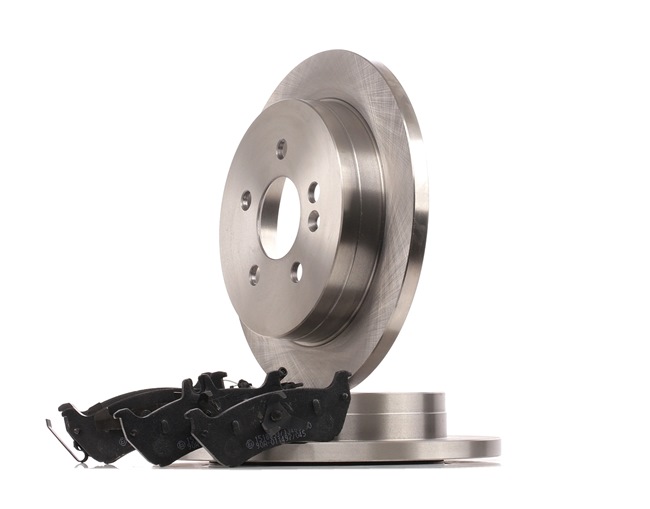RIDEX 3405B0477 brake pads and discs MERCEDES-BENZ ML-Class (W163) ML 270 CDI 2.7 (163.113) 163hp 1999