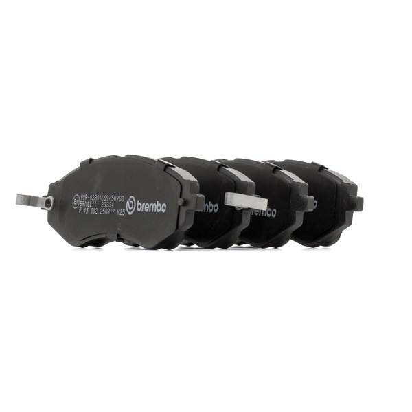 Número OEM 96 281 937 - Pastilhas de travão P 15 002 OPEL, FORD, CITROËN, KIA, CHEVROLET
