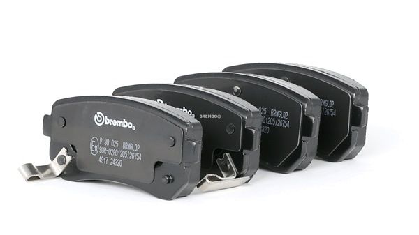 Pastilhas de travão P 30 025 BREMBO KIA Rio II Sedan (JB) MPI HEV 2007 97 cv