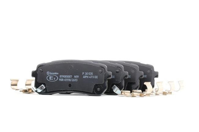 BREMBO P 30 035 Bremsbeläge HYUNDAI H-1 Cargo (TQ) 2.5 TDCi 101 PS Diesel 2016