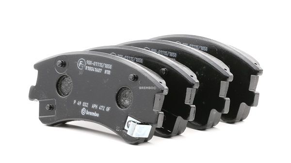Número OEM GJYE 33 23ZF - Pastilhas de travão P 49 032 NISSAN, MAZDA, MERCURY