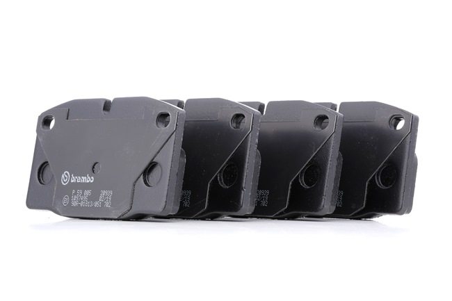BREMBO | Pastilla excl. contacto de avisador de desgaste, Chapa antichirridos, sin accesorios P 59 005 OPEL Corsa A CC (S83) 1984 baratos online