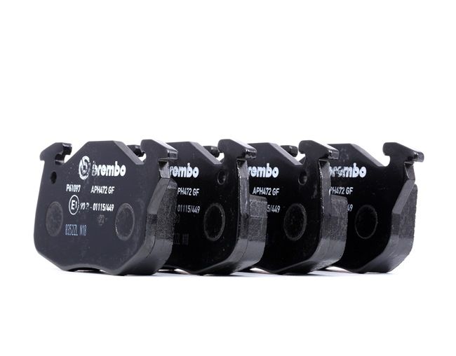 BREMBO | Pastillas preparado para indicador de desgaste, Chapa antichirridos, sin accesorios P 61 097 PEUGEOT 106 II Hatchback (1A, 1C) 2001 baratos online