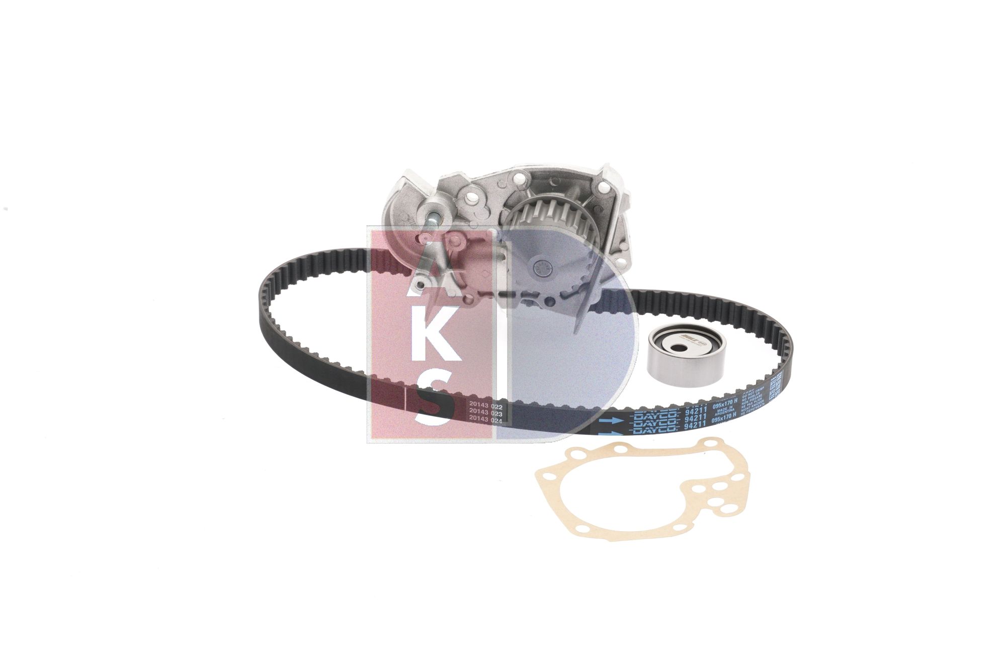 AKS DASIS 570254N kit de distribution + pompe à eau RENAULT Clio I 3/5 portes 1.2 58CV 1996
