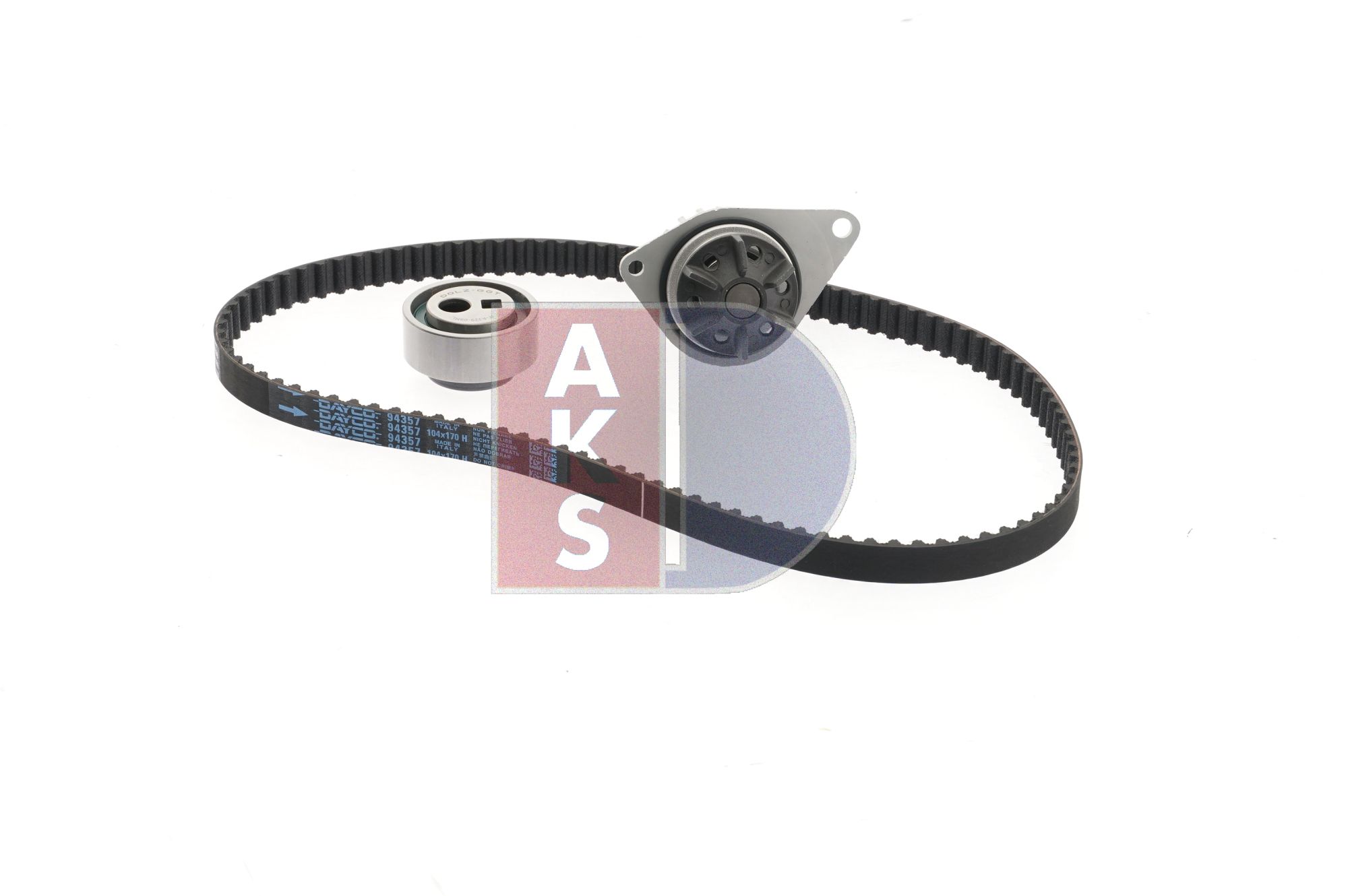 Bomba de água + kit de correia dentada 570258N AKS DASIS CITROËN AX Hatchback 1.3 Sport (ZAM4A) 1987 95 cv