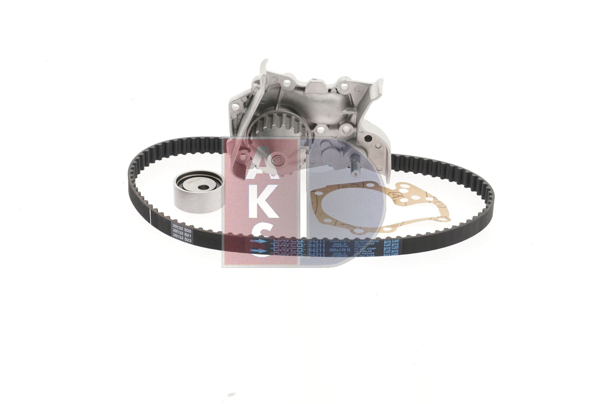 Zahnriemensatz mit Wasserpumpe 570268N AKS DASIS RENAULT Clio II Schrägheck (BB, CB) 1.4 (B/CB0C, B/CB0S) 1999 75 PS