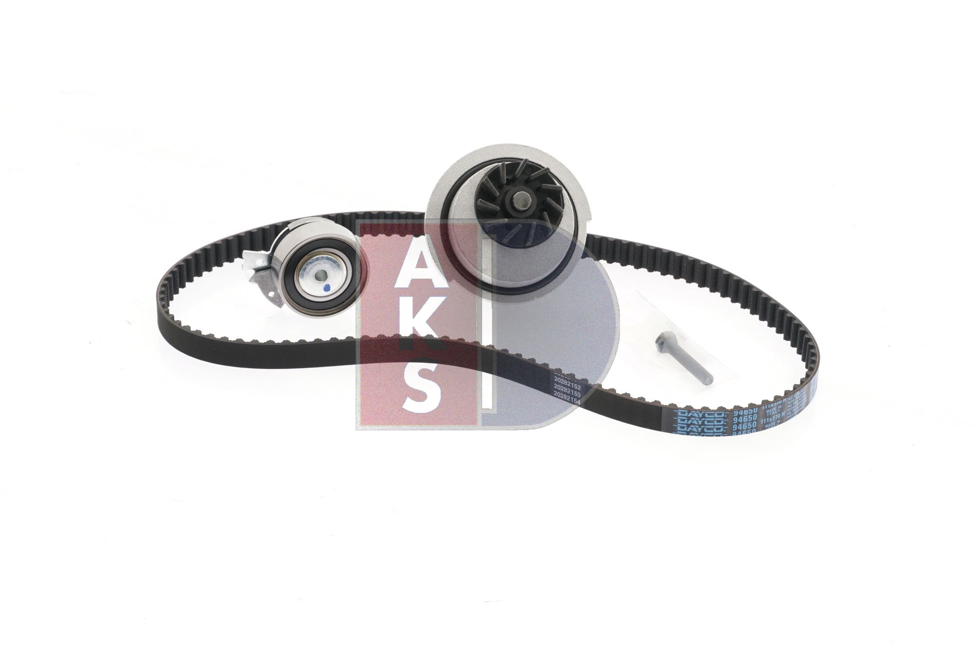 Número OEM 96 872 704 - Bomba de agua + kit de correa de distribución 570276N OPEL, MITSUBISHI, SKODA, CHEVROLET, DAEWOO