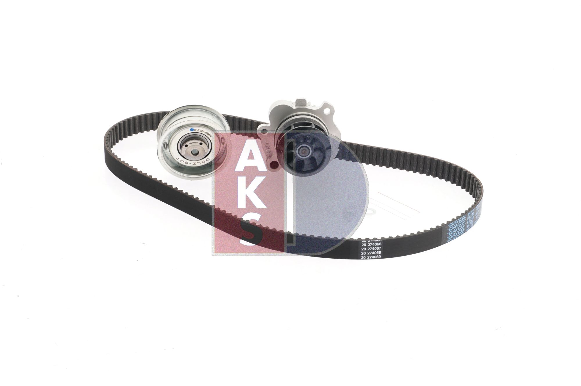 AKS DASIS 570306N kit de distribution + pompe à eau SEAT Alhambra I (7V8, 7V9) 2.0 i 115CV 2001