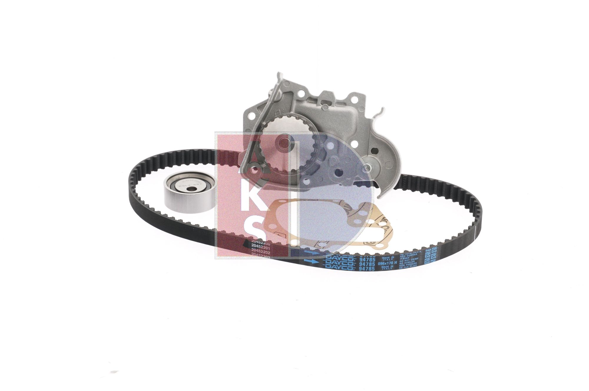 AKS DASIS 570308N kit de distribution + pompe à eau DACIA Logan I Berline (LS) 1.4 75CV 2014