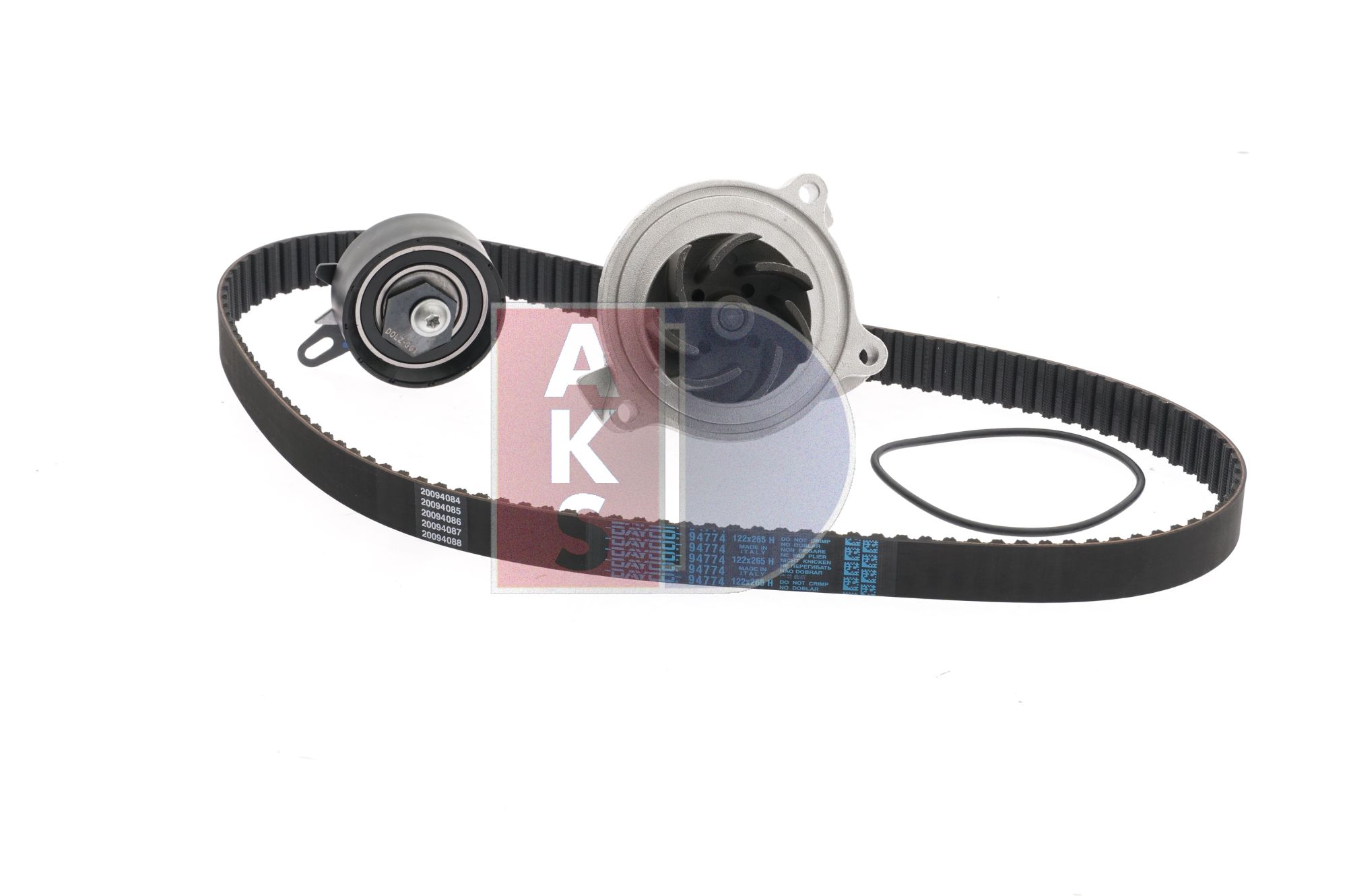 Kit cinghia distribuzione, pompa acqua 570323N AKS DASIS Volkswagen Transporter T4 Bus (70B, 70C, 7DB, 7DK, 70J, 70K, 7DC, 7DJ) 2.5 1998 115 CV