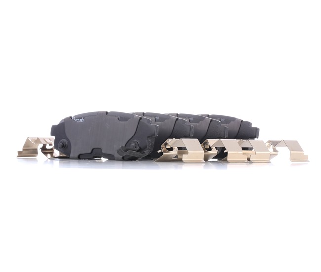 BREMBO | Bremsekloss-sett med akustisk slitasjevarsel, med kolbleklips, med antihyle blikk, med tilbehør P 78 018 SUBARU Impreza III Hatchback (GR, GH, G3) 2009 billige på nett