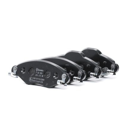 Número OEM 04465 0D 010 - Juego de pastillas de freno P 83 053 TOYOTA, LEXUS, SATURN, WIESMANN