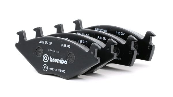 BREMBO | Bremsbeläge exkl. Verschleißwarnkontakt, mit Kolbenclip, mit Anti-Quietsch-Blech, mit Zubehör P 85 012 VW Passat B2 Schrägheck (32B) 1989 günstig online