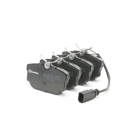 BREMBO | Remblokkenset voor schijfrem Incl. slijtage waarschuwingscontact, Met remzadelschroef, Met anti-kreukplaat, Met toebehoren P 85 046 Volkswagen Transporter T4 Flatbed Vrachtwagen / Chassis (70E, 70L, 70M, 7DE, 7DL, 7D) 1990 goedkoop online