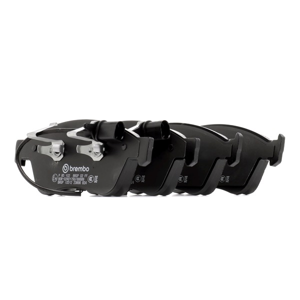 BREMBO | Pastilla con contacto avisador de desgaste, con clip de émbolo, Chapa antichirridos, con accesorios P 85 102 AUDI A8 D3 (4E2, 4E8) 2004 baratos online