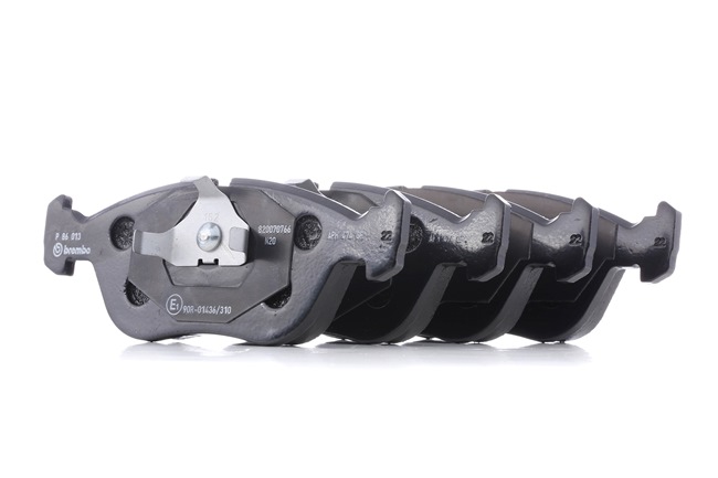 BREMBO | Pastillas De Freno preparado para indicador de desgaste, con clip de émbolo, Chapa antichirridos, con accesorios P 86 013 VOLVO S70 (LS, 874) 1999 baratos online