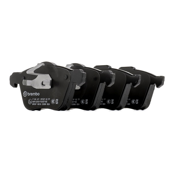 Bremseklodser P 86 022 BREMBO VOLVO V70 II (SW, 285) 2.4 T 2002 193 HK