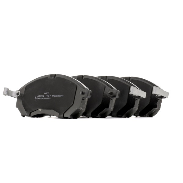 Número OEM D1060 1MF0A - Pastilhas de travão 6968HPS RENAULT, NISSAN, MITSUBISHI, SUBARU, INFINITI