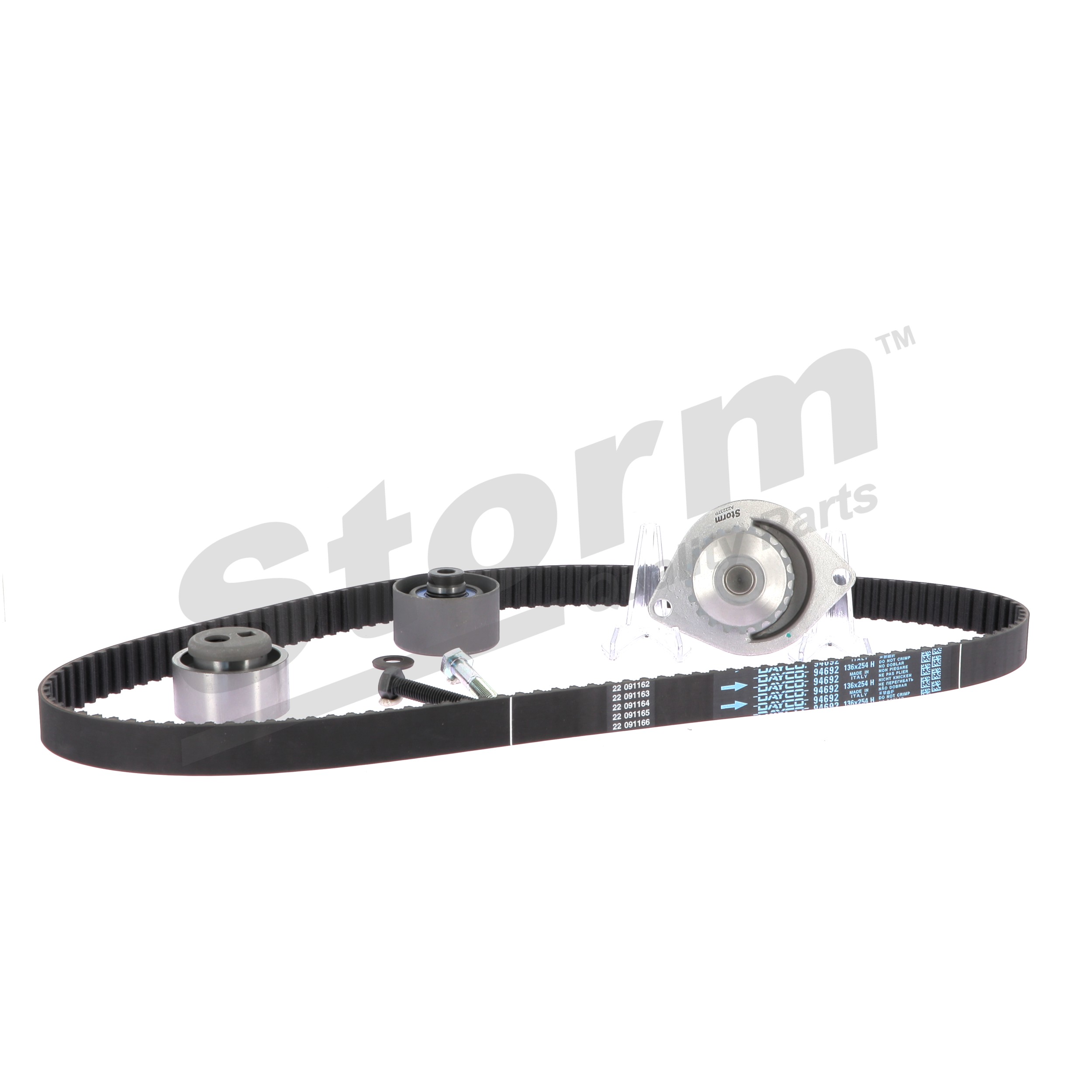 Bomba de água + kit de correia dentada 5550111KP STORM QUALITY PARTS ROVER 100 / Metro Hatchback (XP) 1.5 D 1998 57 cv