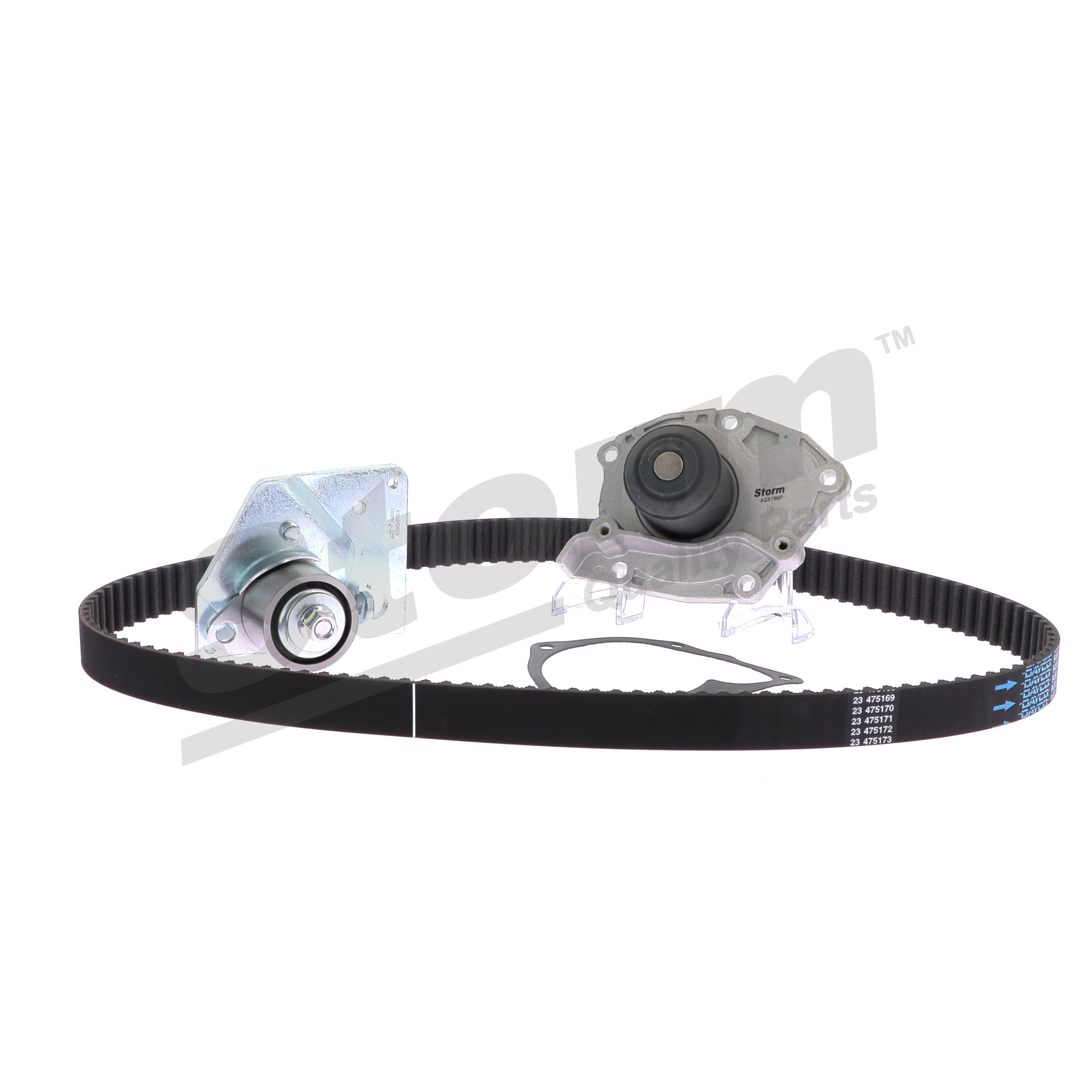 Número OEM 12619 67JG1 - Bomba de água + kit de correia dentada 904509KP RENAULT, SUZUKI