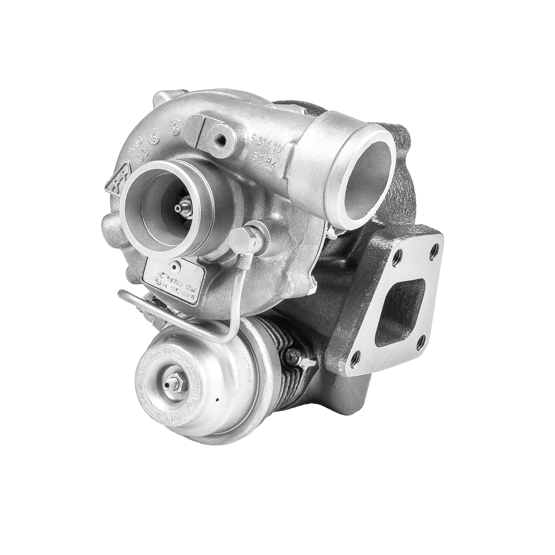Turbolader 53149886000RS BR Turbo Volkswagen Transporter T3 Flatbed Vrachtwagen/Chassis 1.6 TD Syncro 1986 69 Pk