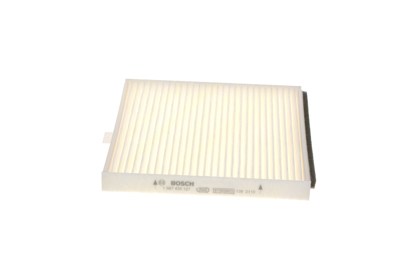 BOSCH 1 987 435 127 cabin filter CHEVROLET Aveo / Kalos Hatchback (T250, T255) 1.6 110hp 2010