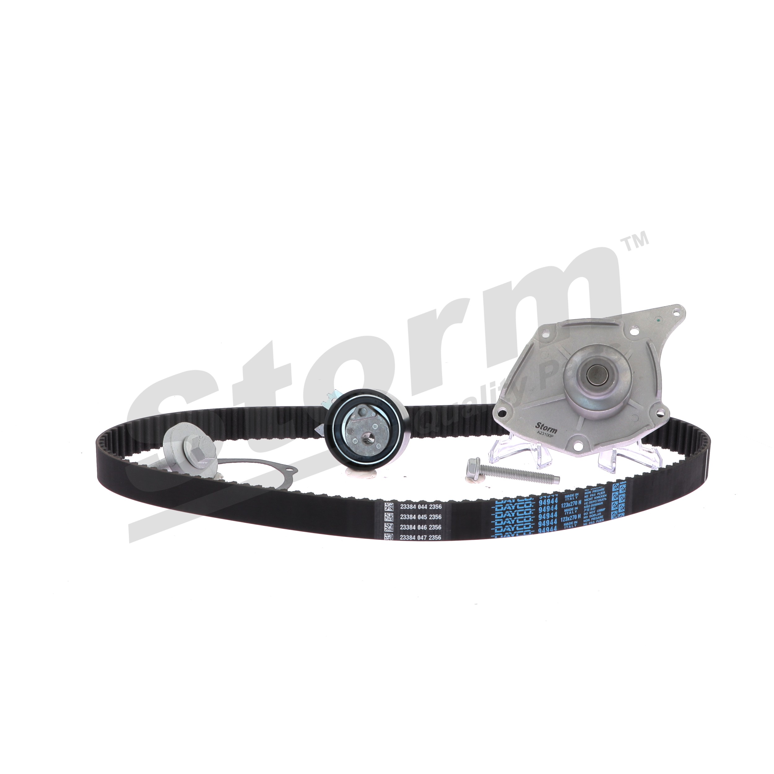 Número OEM 82 00 312 462 - Bomba de água + kit de correia dentada 5550578KP RENAULT, DACIA, SANTANA, RENAULT TRUCKS