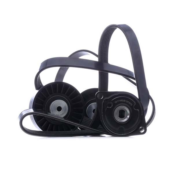 Kit Cinghie Poly-V 542R0737 RIDEX Volkswagen Transporter T4 Bus (70B, 70C, 7DB, 7DK, 70J, 70K, 7DC, 7DJ) 2.5 TDI 2000 88 CV