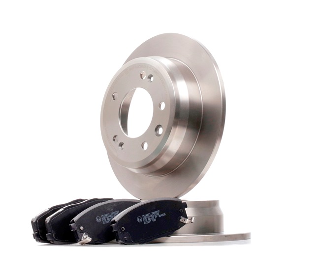 RIDEX | Kit freni Assale posteriore, Tipo disco freno: pieno, con segnalatore acustico usura 3405B0845 KIA cee‘d I Station Wagon (ED) 2009 economici online