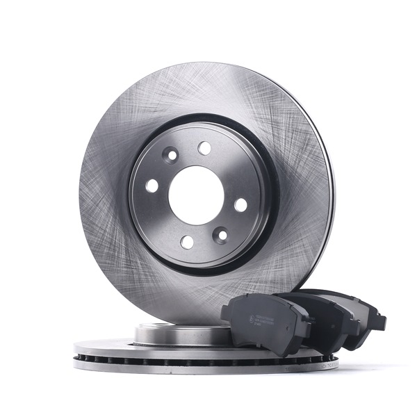 Kit de discos de freno y pastillas 3405B0872 RIDEX RENAULT Megane II Familiar (KM) 1.6 16V 2006 102 cv