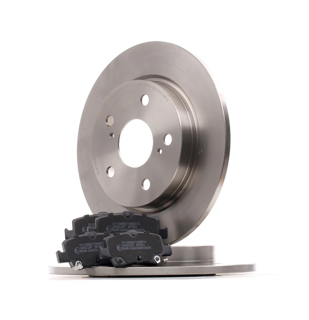 Número OEM 044 660 2181 - Kit de discos de freno y pastillas SKBK-10990939 TOYOTA, MITSUBISHI, LEXUS, SATURN, WIESMANN