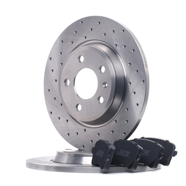 Kit dischi e pastiglie 3405B0953 RIDEX AUDI A4 B8 Avant (8K5) 2.0 TDI 2014 136 CV