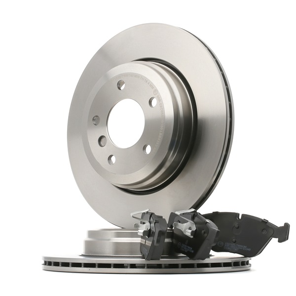 RIDEX 3405B0986 Brake pads and discs BMW 5 Saloon (E60) 520 i 170 hp Petrol 2008