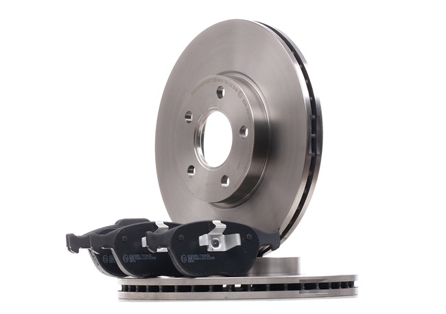 STARK | Discos y pastillas Eje delantero, Tipo disco de frenos: ventilado, no preparado para indicador de desgaste, con clip de émbolo SKBK-10991018 FORD Transit Connect Mk1 Furgón 2011 baratos online