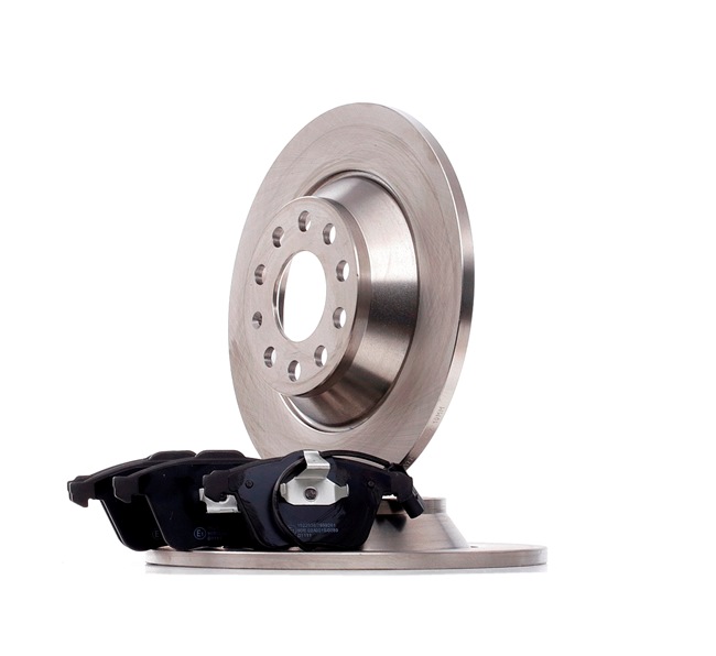 RIDEX | Kit de discos de freno y pastillas Eje trasero, Tipo disco de frenos: macizo, con contacto avisador de desgaste 3405B1124 AUDI A6 C6 Allroad (4FH) 2008 baratos online