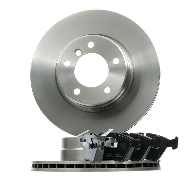 RIDEX 3405B1133 Brake pads and discs BMW 5 Saloon (E60) 520 i 170 hp Petrol 2009