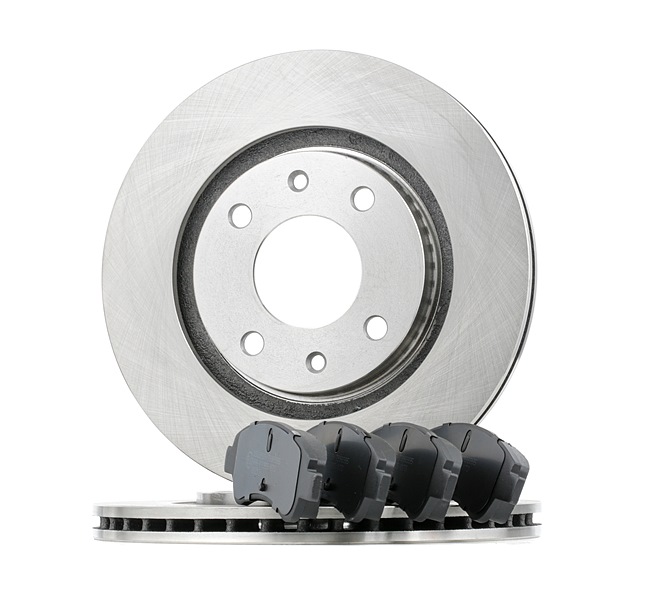 RIDEX 3405B1144 Bremsscheiben und -beläge Peugeot 206 CC