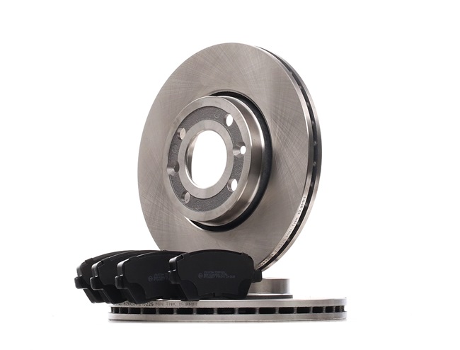 Kit de discos de freno y pastillas 3405B1158 RIDEX RENAULT Kangoo II Be Bop (KW) 1.5 dCi 2009 110 cv