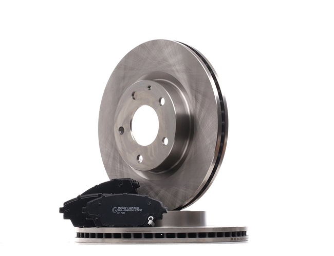 RIDEX 3405B1160 Bremsscheiben und -beläge Mazda 3 bm