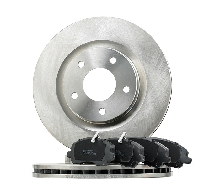 RIDEX | Kit dischi e pastiglie freno Assale anteriore, Tipo disco freno: ventilazione interna, Con contatto segnalazione usura 3405B1162 MITSUBISHI Lancer VIII Sedan (CY_A, CZ_A) 2012 economici online