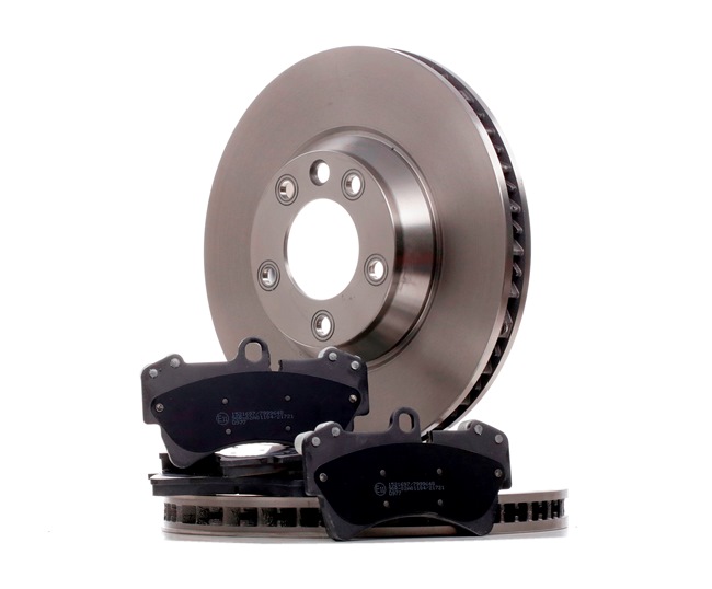 Kit dischi e pastiglie 3405B1169 RIDEX Volkswagen Touareg I (7LA, 7L6, 7L7) 2.5 R5 TDI 2004 163 CV