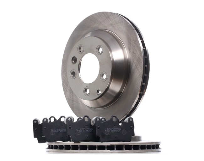 Kit dischi e pastiglie 3405B1389 RIDEX Volkswagen Touareg I (7LA, 7L6, 7L7) 2.5 R5 TDI 2005 163 CV